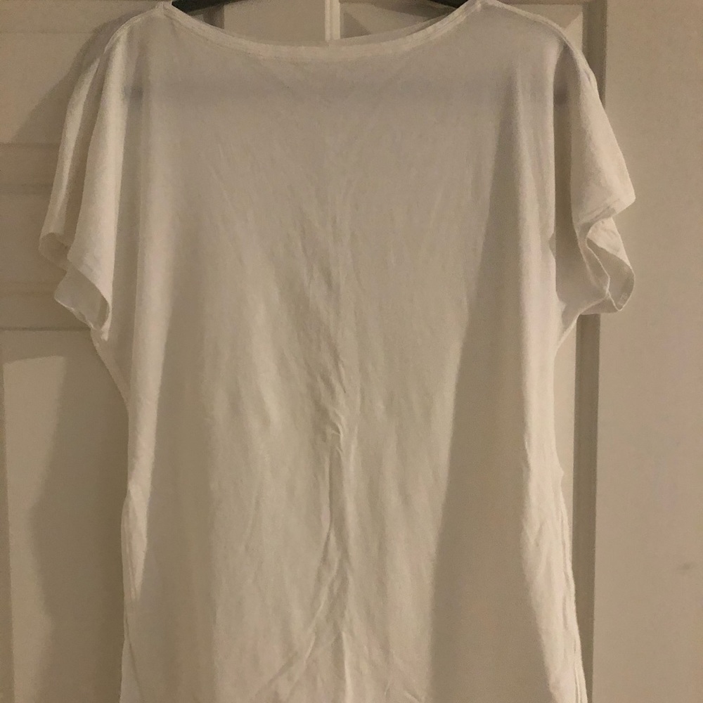 White lululemon longer t shirt